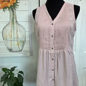 Doe & Rae Pink Sleeveless Blouse